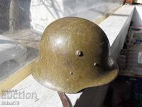 WW2 old Bulgarian military helmet on a German pattern