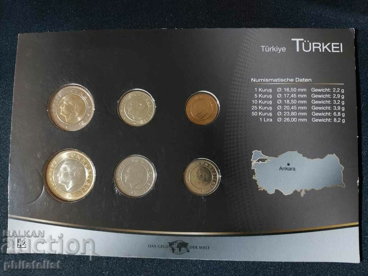 Complete set - Turkey 2009-2010, 6 coins with price 22.00 BGN | € 11.25 Complete set - Turkey 2009-2010, 6 coins with price 22.00 BGN | € 11.25