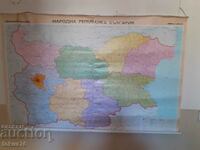 Old large paper map of NRB