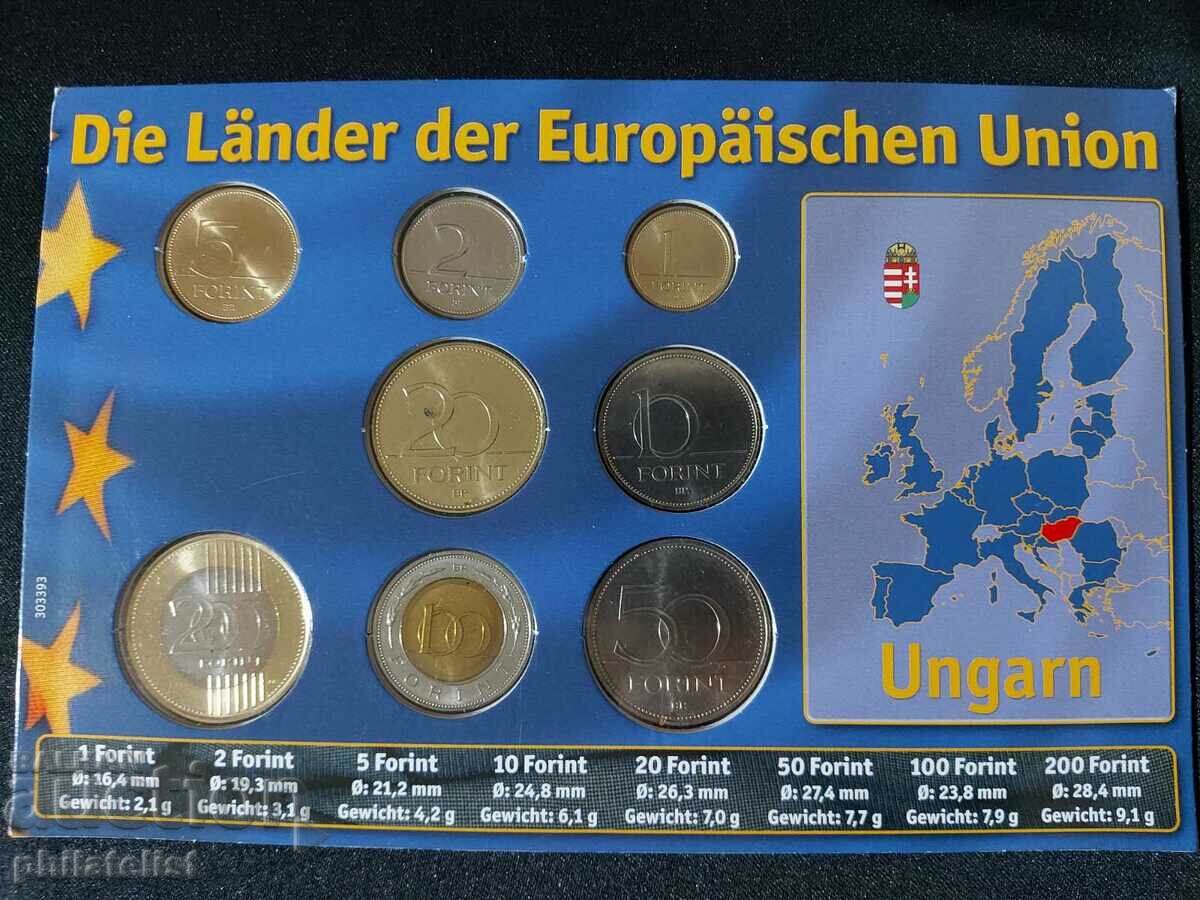 Hungary 1999 - 2012- Complete set of 8 coins with price 22.00 BGN | € 11.25 Hungary 1999 - 2012- Complete set of 8 coins with price 22.00 BGN | € 11.25