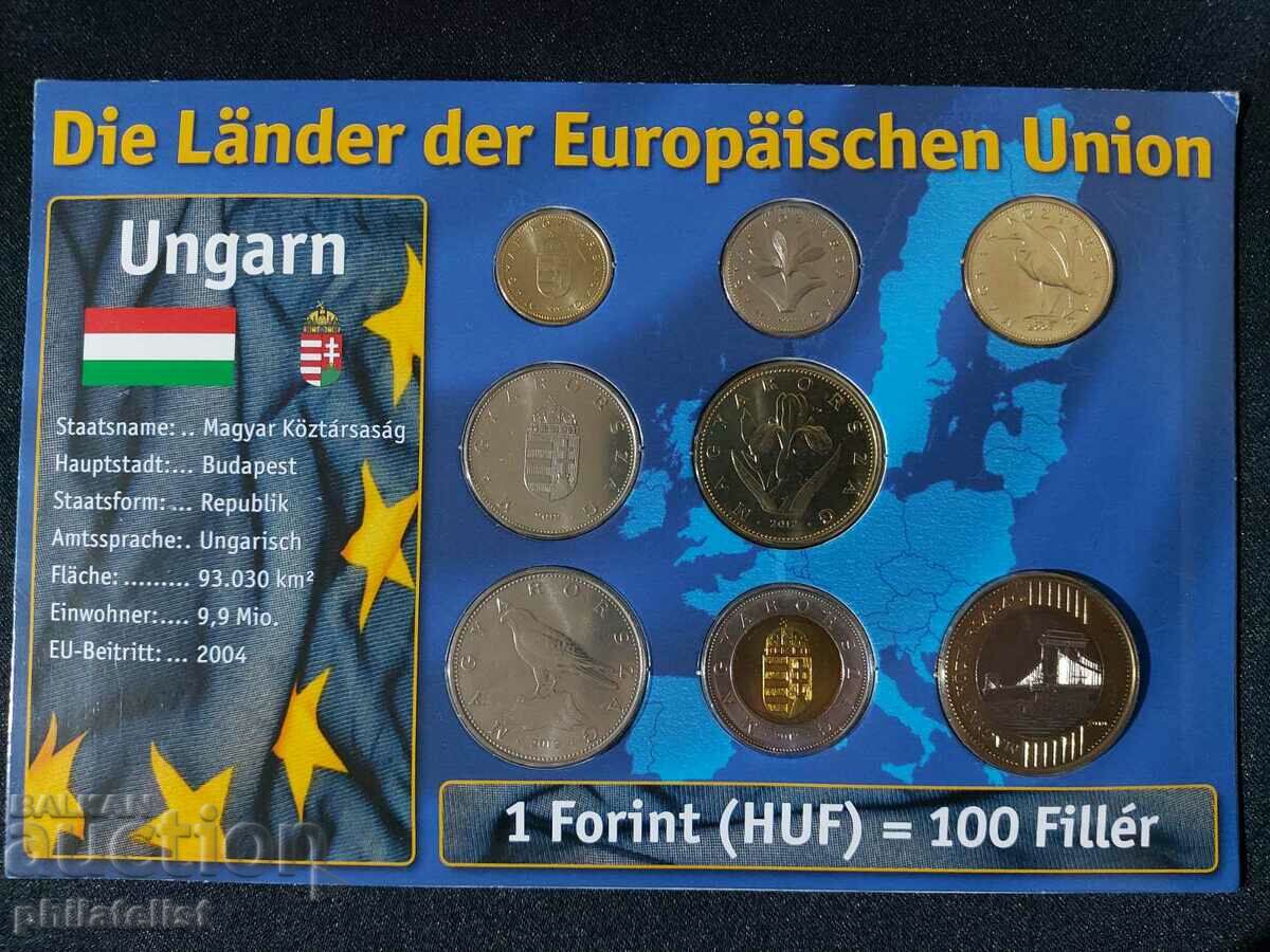Ungaria 1999 - 2012- Set complet de 8 monede