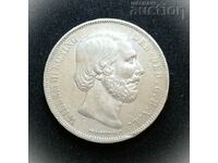 2 ½ guldeni, 1873 Olanda.