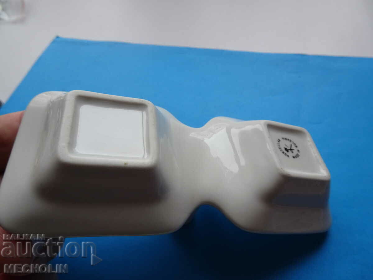 VERY OLD BULGARIAN SALT PORCELAIN - 5 VERY OLD BULGARIAN SALT PORCELAIN - 5