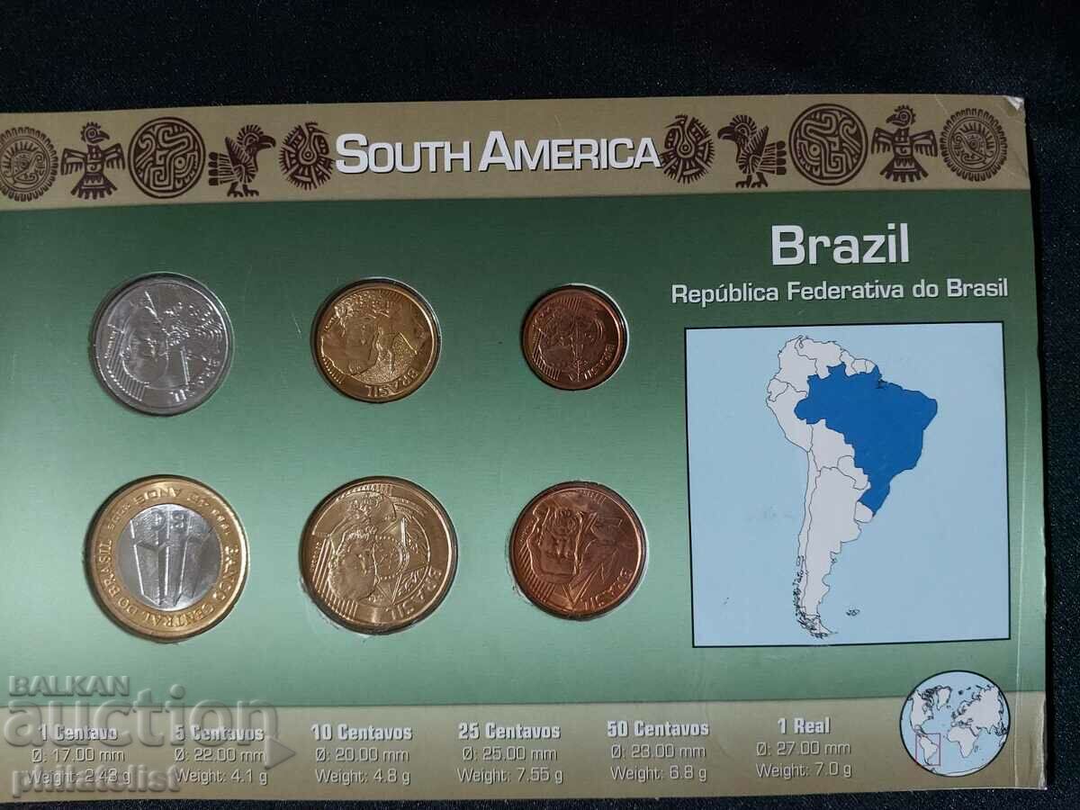 Brazil - Complete set - 2004-2007, 6 coins with price 22.00 BGN | € 11.25 Brazil - Complete set - 2004-2007, 6 coins with price 22.00 BGN | € 11.25