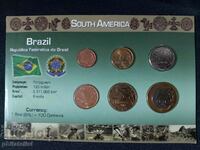 Brazil - Complete set - 2004-2007, 6 coins