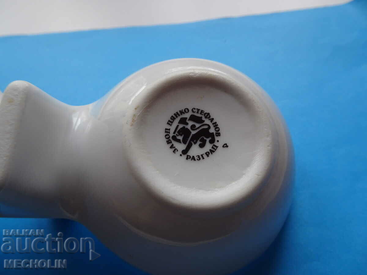 VERY OLD BULGARIAN SALT DISH PORCELAIN 2 - 7 VERY OLD BULGARIAN SALT DISH PORCELAIN 2 - 7