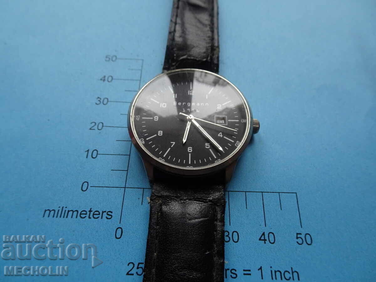 ΓΕΡΜΑΝΙΚΟ ΑΝΔΡΙΚΟ ΡΟΛΟΙ QUARTZ BERGMANN1956 με τιμή 15.00 BGN | € 7.67 ΓΕΡΜΑΝΙΚΟ ΑΝΔΡΙΚΟ ΡΟΛΟΙ QUARTZ BERGMANN1956 με τιμή 15.00 BGN | € 7.67