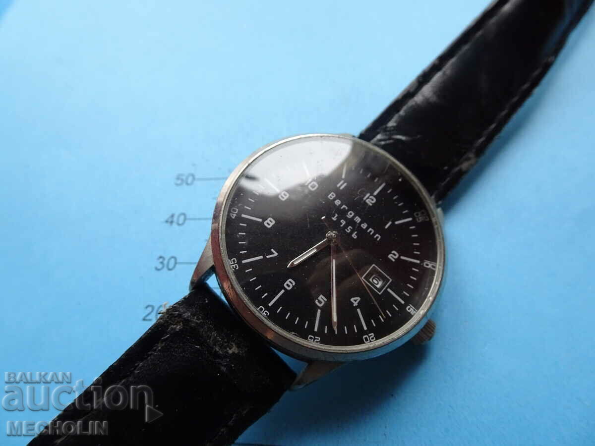 Δημοπρασία ΓΕΡΜΑΝΙΚΟ ΑΝΔΡΙΚΟ ΡΟΛΟΙ QUARTZ BERGMANN1956 Δημοπρασία ΓΕΡΜΑΝΙΚΟ ΑΝΔΡΙΚΟ ΡΟΛΟΙ QUARTZ BERGMANN1956