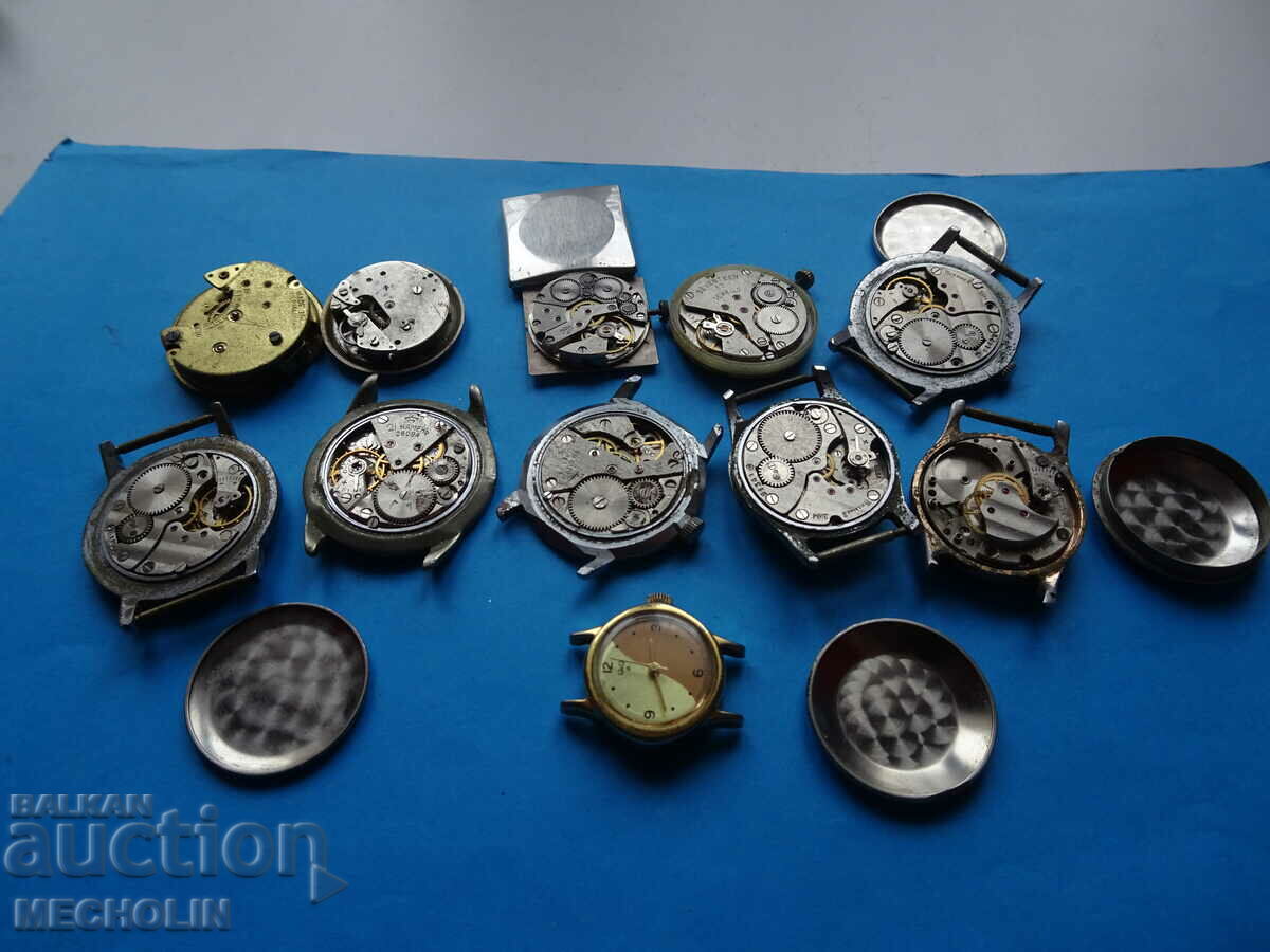 LOT OF 10 MECHANISMS AND CASES - 6 LOT OF 10 MECHANISMS AND CASES - 6