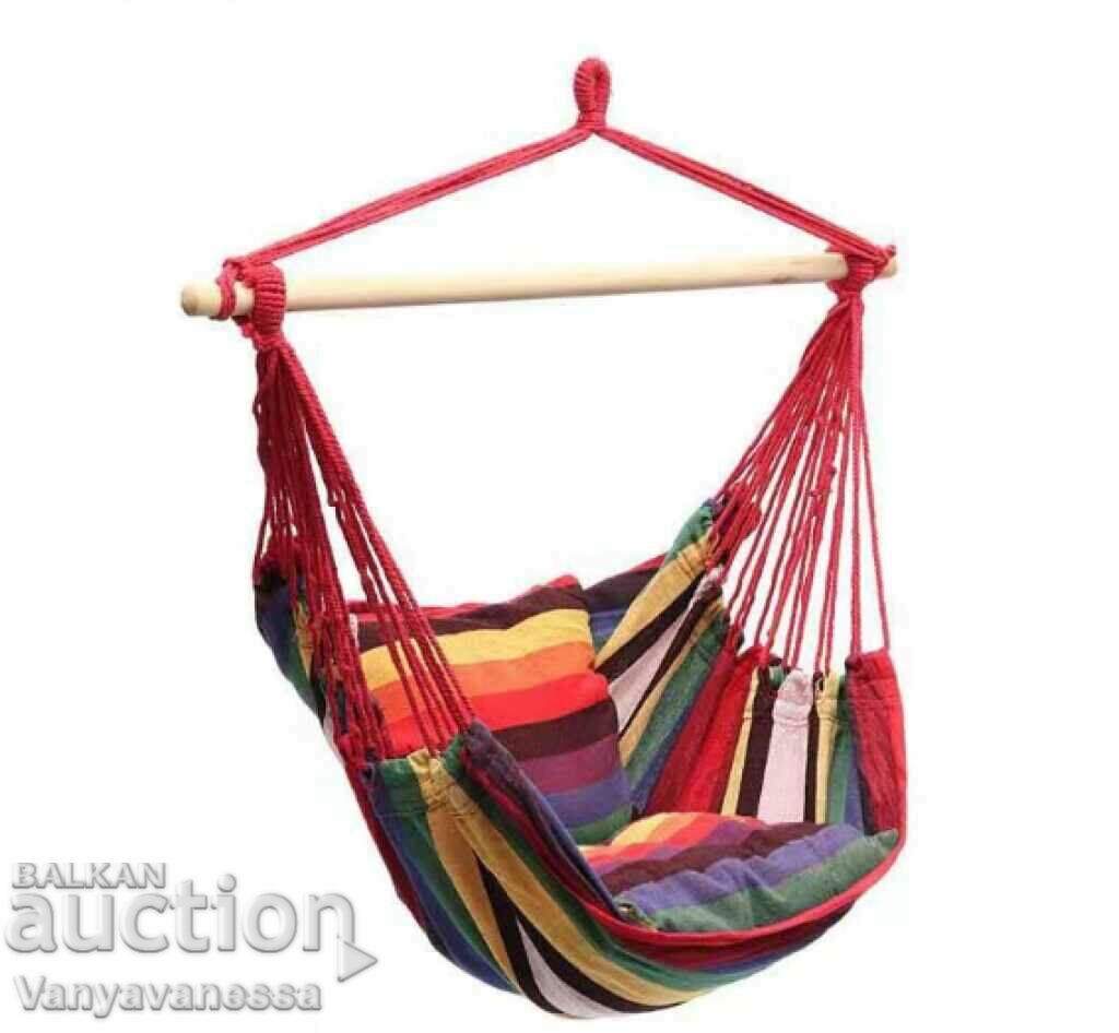 PROMOTION - Large hammock with ropes hanging bed