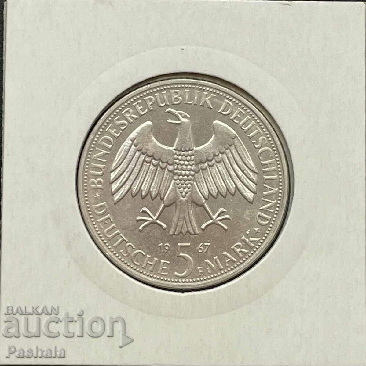 Germany 5 stamps 1967. Rare. with price 70.00 BGN | € 35.79 Germany 5 stamps 1967. Rare. with price 70.00 BGN | € 35.79