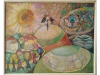 Tabloul „Zarie”, art. Maria Kancheva, 1998
