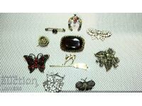 ANTIQUE BROOCHES (COLLECTION of 10 pieces)