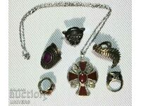 Γυναικεία κοσμήματα (παρτίδα 6 τμχ.)