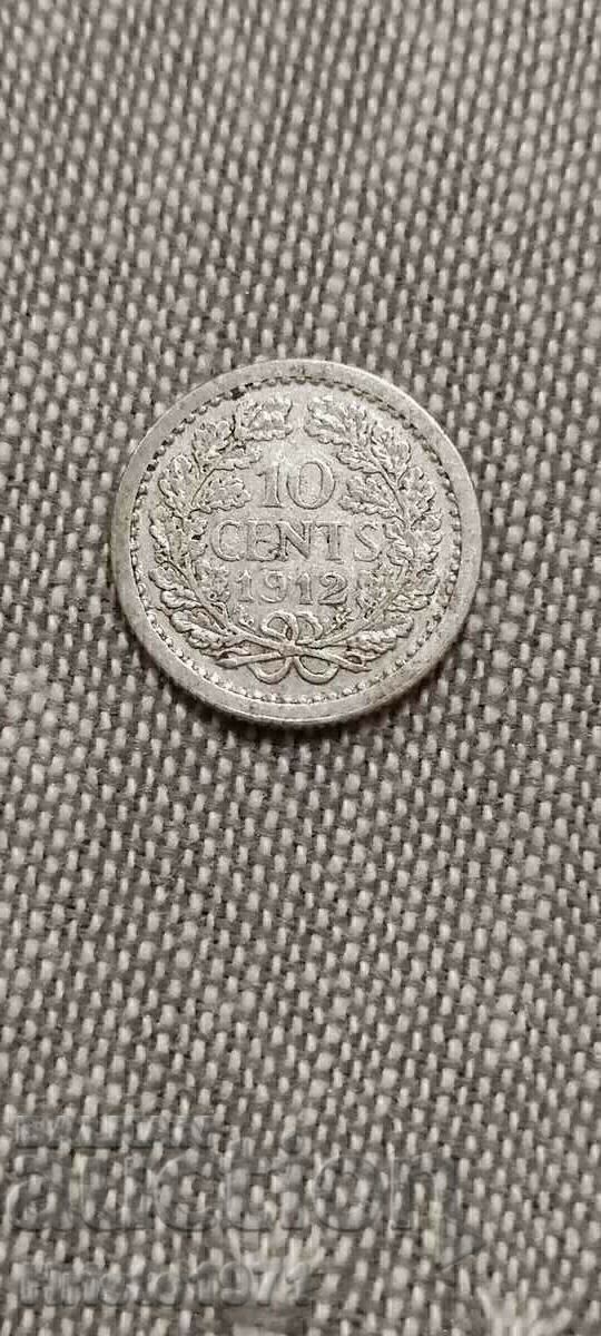 10 cenți 1912