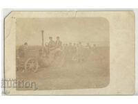 Bulgaria, Tractor, postcard - photo (RPPC), Banitsa village