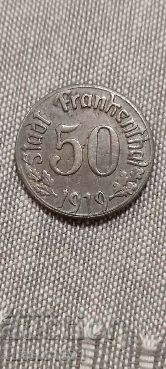 50 pfenning 1919 50 pfenning 1919