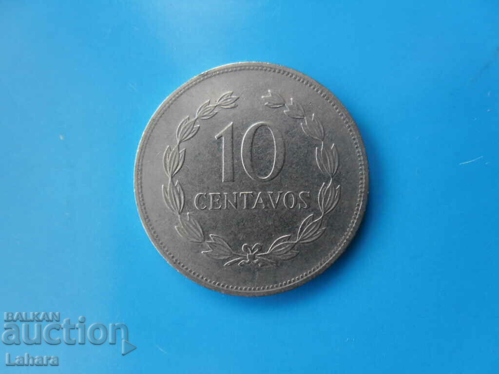 10 сентавос 1987 г. Ел Салвадор