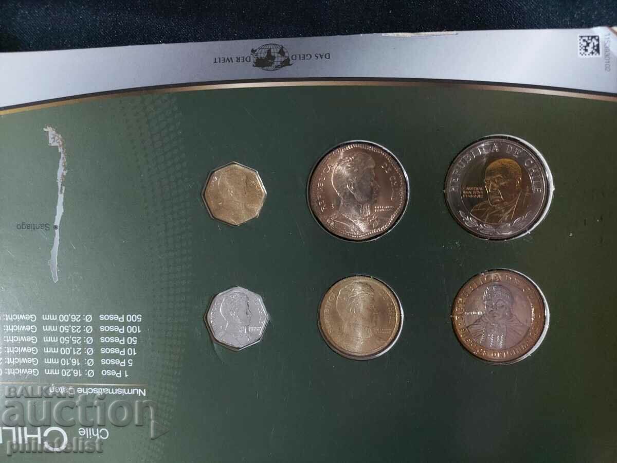 Chile 2002-2008 - Complete set of 6 coins with price 22.00 BGN | € 11.25 Chile 2002-2008 - Complete set of 6 coins with price 22.00 BGN | € 11.25