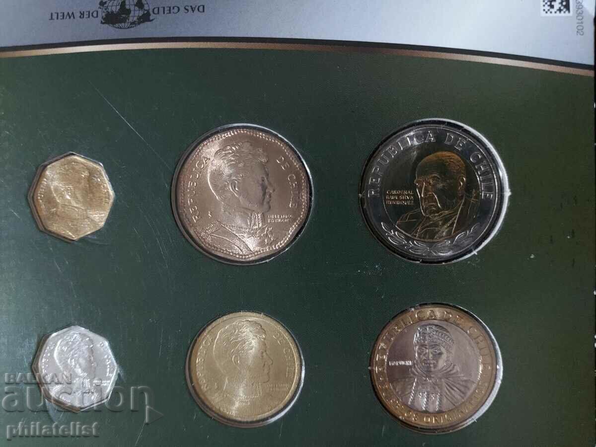 Auction Chile 2002-2008 - Complete set of 6 coins Auction Chile 2002-2008 - Complete set of 6 coins