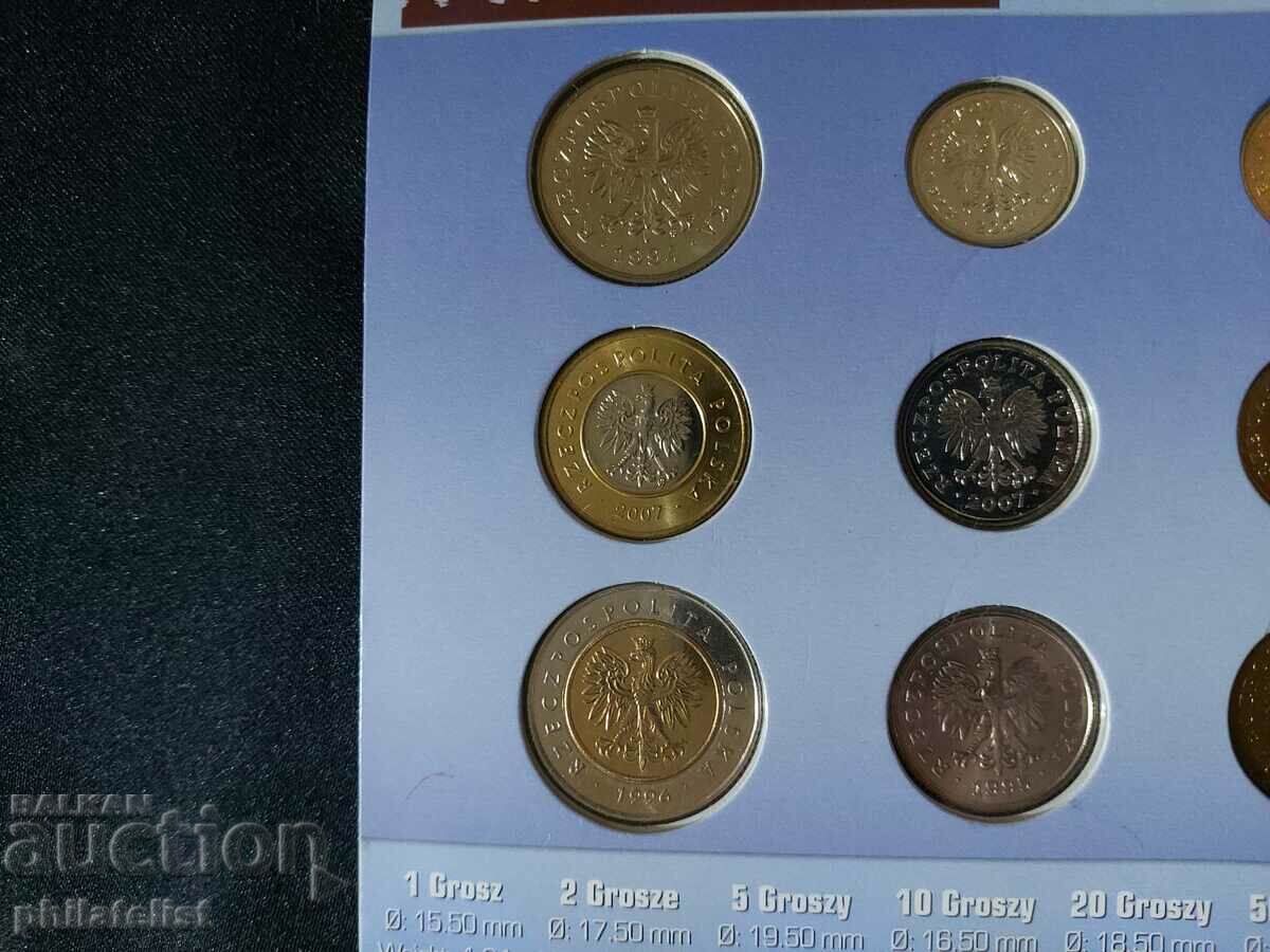 Auction Complete set - Poland 1994-2007, 9 coins Auction Complete set - Poland 1994-2007, 9 coins