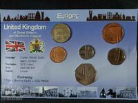 Set complet - Marea Britanie 2008, 6 monede