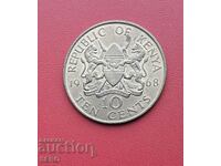 Kenya-10 cents 1968