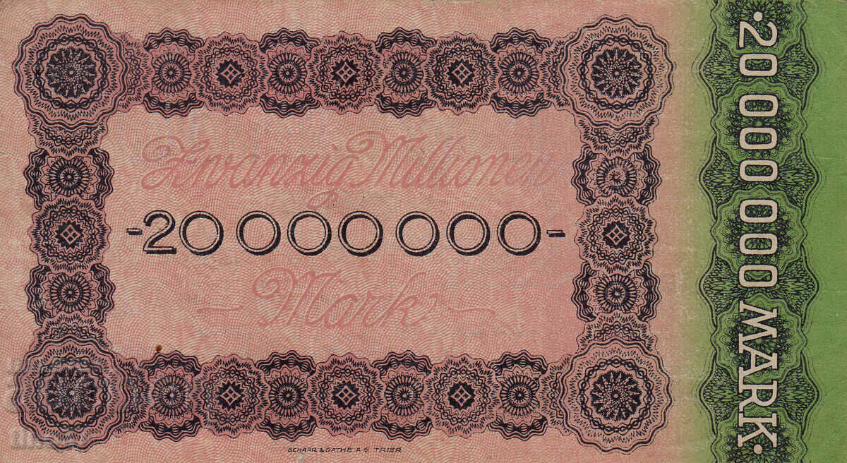 Δημοπρασία tino37- ΓΕΡΜΑΝΙΑ - 20000000 MARKS - 1923- VF
