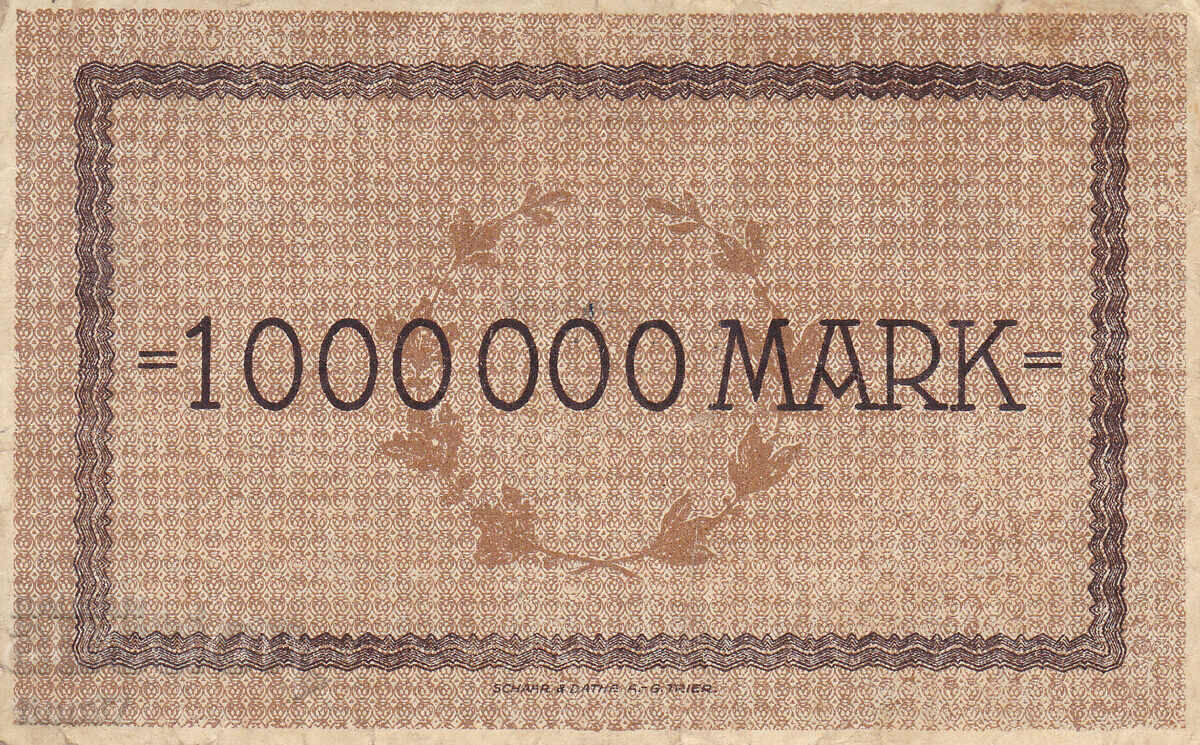 Auction tino37- GERMANY - 1000000 MARKS - 1923- VF Auction tino37- GERMANY - 1000000 MARKS - 1923- VF