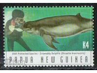 2003. Papua Noua Guinee. Specii protejate - delfini.