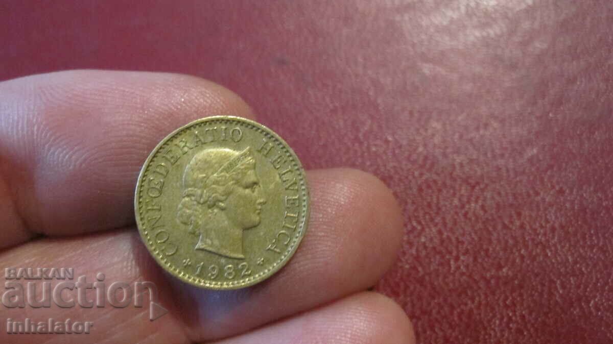 1982 - 5 franci elvețieni