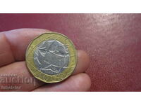 1998 year 1000 lira Italy