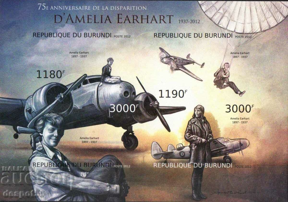 2012 Burundi. 75 years since the disappearance of Amelia Earhart + Block. with price 6.50 BGN | € 3.32 2012 Burundi. 75 years since the disappearance of Amelia Earhart + Block. with price 6.50 BGN | € 3.32
