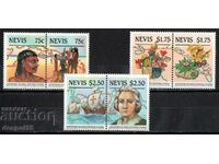 1986. Nevis. 500 de ani de la descoperirea Americii - Columb.
