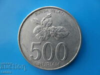 500 рупии 1985 г. Индонезия