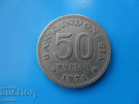 50 рупии 1971 г. Индонезия