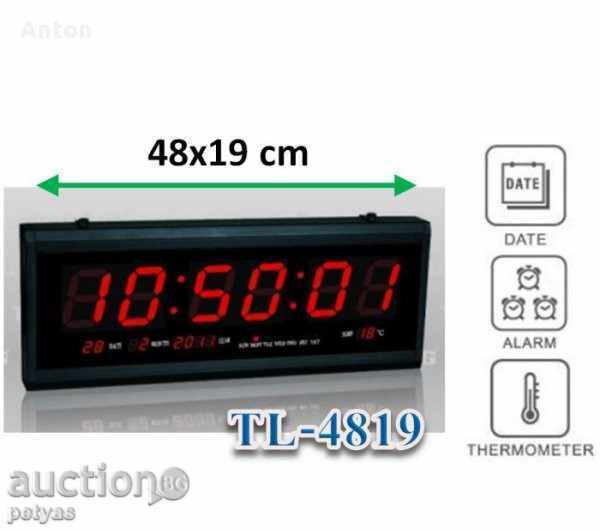 Delivery of Large LED electronic clock Tingiang TL-4819 Delivery of Large LED electronic clock Tingiang TL-4819