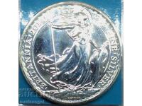 Marea Britanie 2 Pounds 2014 1 Oz „Britain” UNC Argint