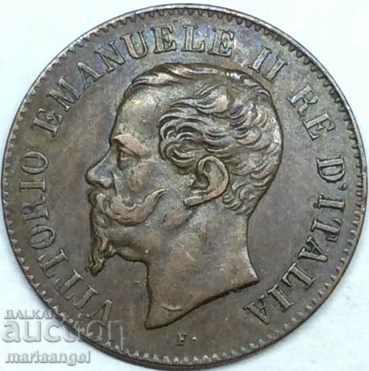 2 centesimi 1867 M - Milan Italy centesimi