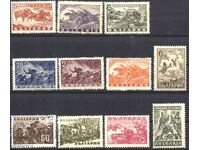 Pure stamps Patriotic War 1946 from Bulgaria
