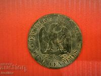 Vand 5 centi de Imparatul Napoleon III calitate F-VF