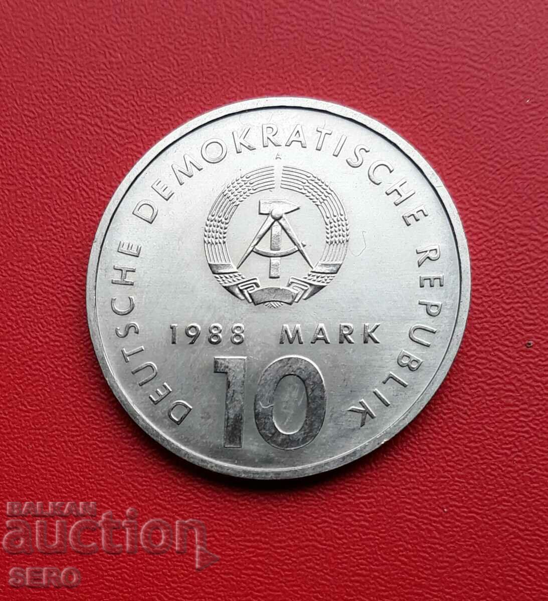 Германия-ГДР-10 марки 1988-40 г. ГДР спорт