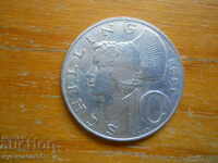 10 Shillings 1958 - Austria (Silver)