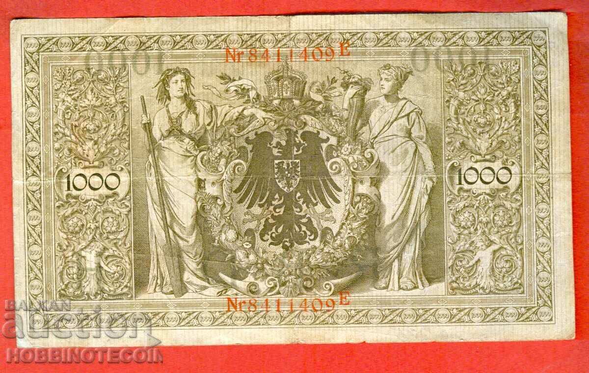 GERMANY GERMANY 1000 1 000 issue issue 1910 RED SEAL 2 with price 3.99 BGN | € 2.04 GERMANY GERMANY 1000 1 000 issue issue 1910 RED SEAL 2 with price 3.99 BGN | € 2.04