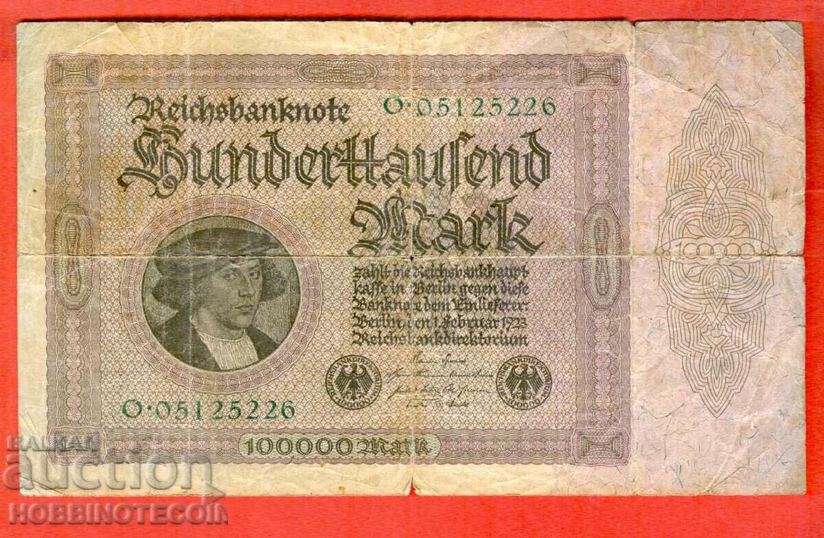 ГЕРМАНИЯ GERMANY 100000 - 100 000 Марки - емисия  issue 1923