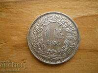 1 franc 1945 - Elveția (argint)