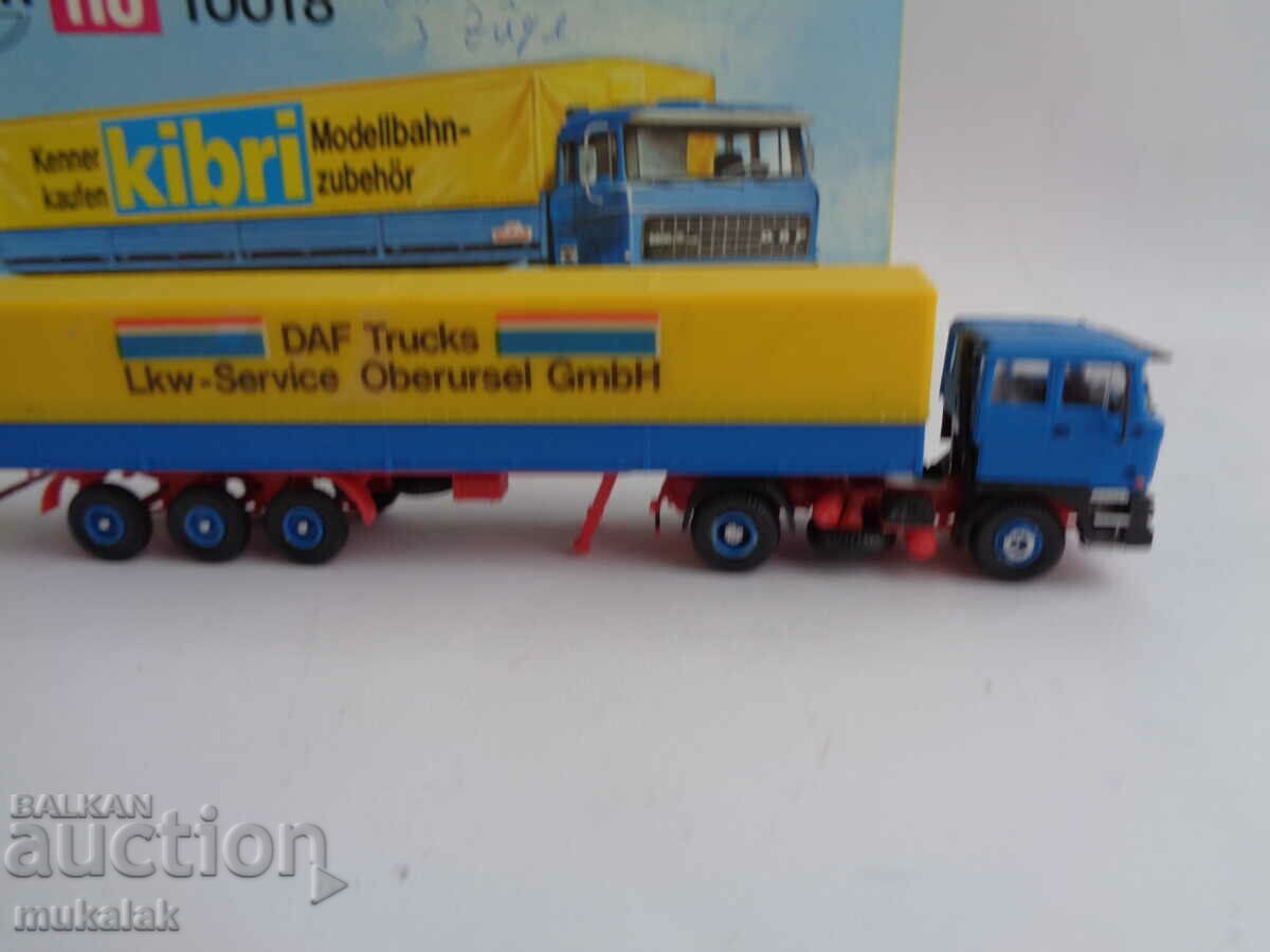 Delivery of KIBRI H0 1/87 DAF TRUCK MODEL TOY TROLLEY