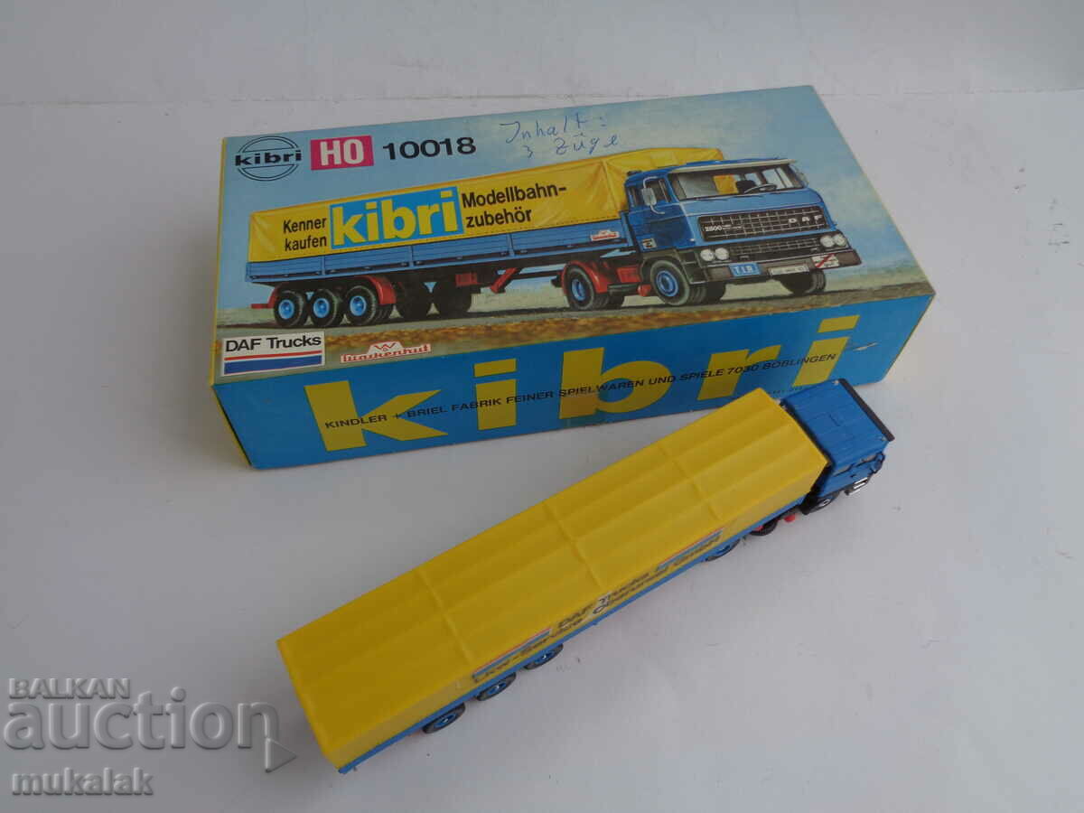 KIBRI H0 1/87 DAF TRUCK MODEL TOY TROLLEY - 7