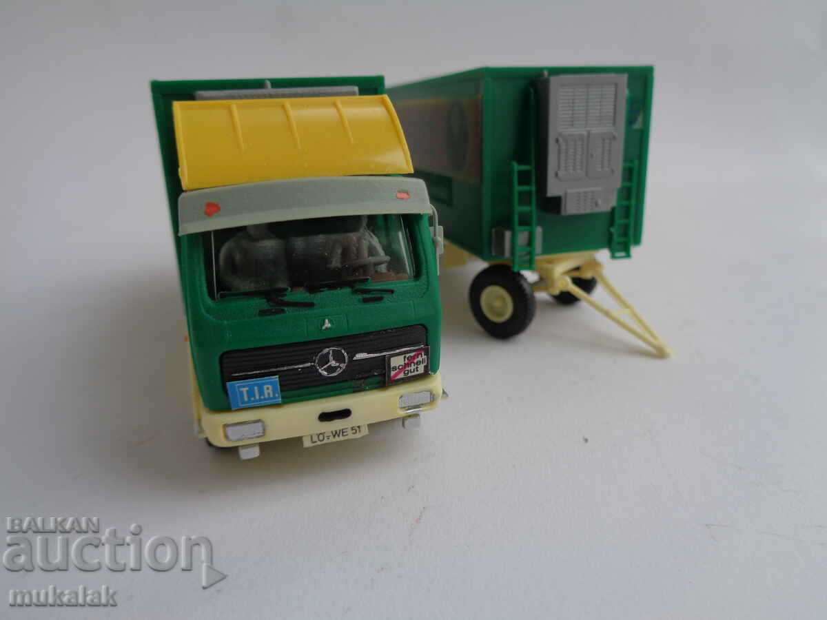 Auction KIBRI H0 1/87 MERCEDES BENZ TRUCK MODEL TOY TROLLEY Auction KIBRI H0 1/87 MERCEDES BENZ TRUCK MODEL TOY TROLLEY