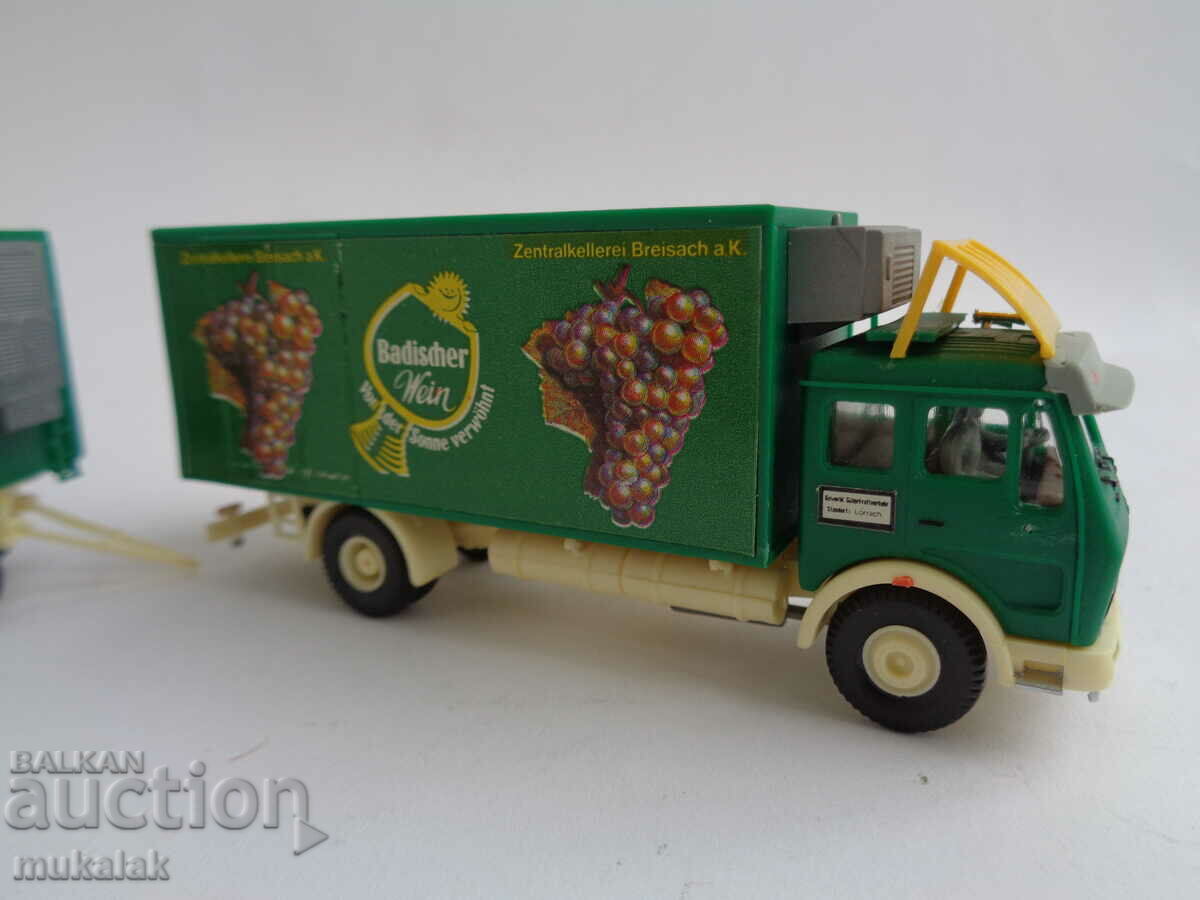 Delivery of KIBRI H0 1/87 MERCEDES BENZ TRUCK MODEL TOY TROLLEY Delivery of KIBRI H0 1/87 MERCEDES BENZ TRUCK MODEL TOY TROLLEY